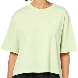Under Armour Green Oversized Boxy Short Sleeve Tee